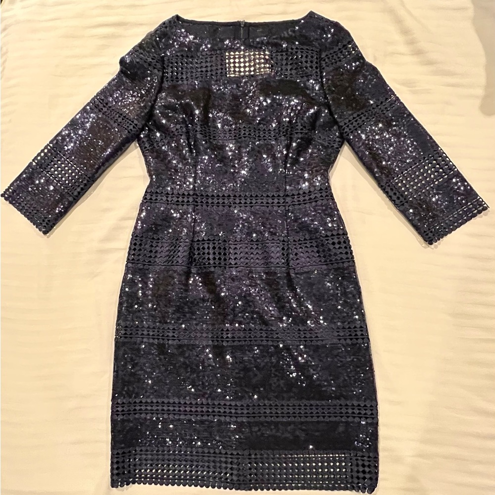 Alex Marie sequin navy dress. New with tag.
